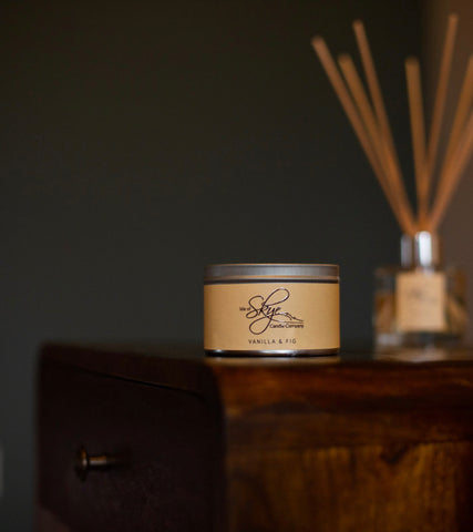 Vanilla and Fig Tin Candle