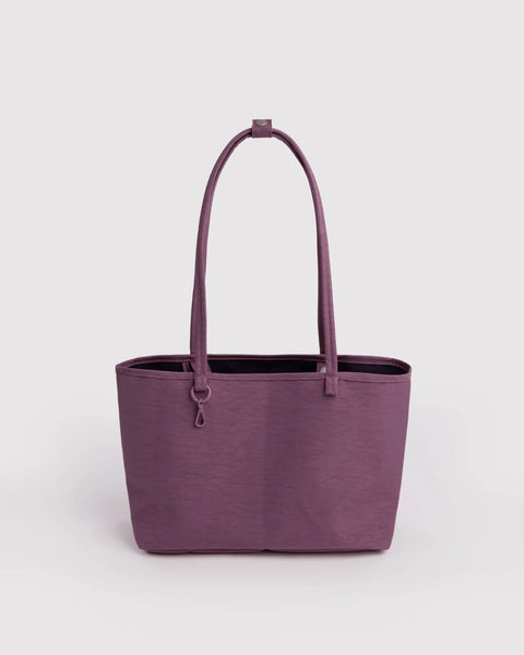Medium Nylon Reversible Tote - Wild Plum