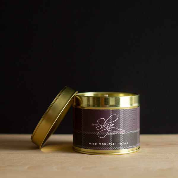 Wild Mountain Thyme Tin Candle