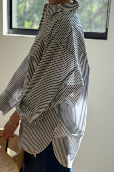 Lightweight Owen Shirt - Denim Stripe
