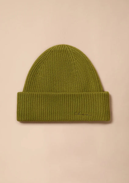 Slouchy Merino Beanie - Pickle