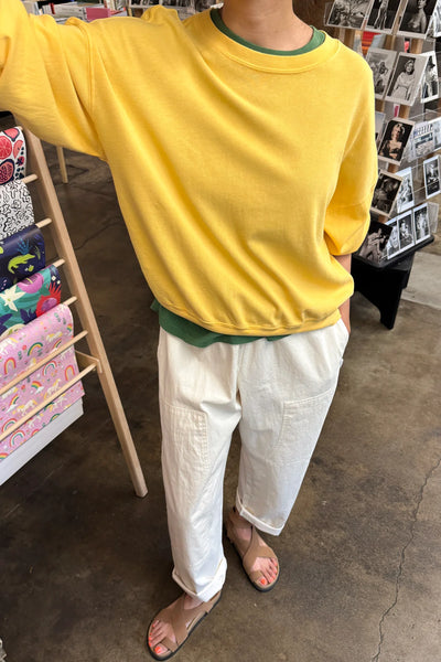 Cali Jersey Sweatshirt - Egg Yolk