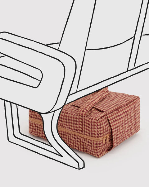 Small Cloud Carry-On in Houndstooth