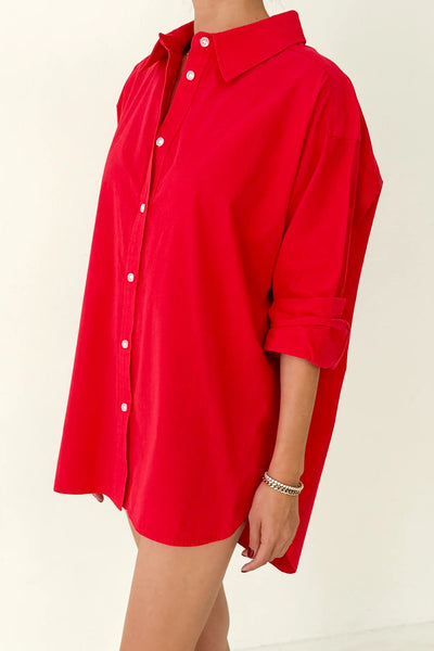 Lightweight Owen Shirt - Red