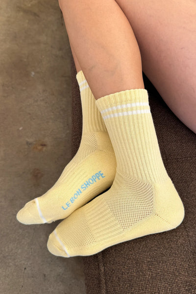 Boyfriend Socks - Lemonade