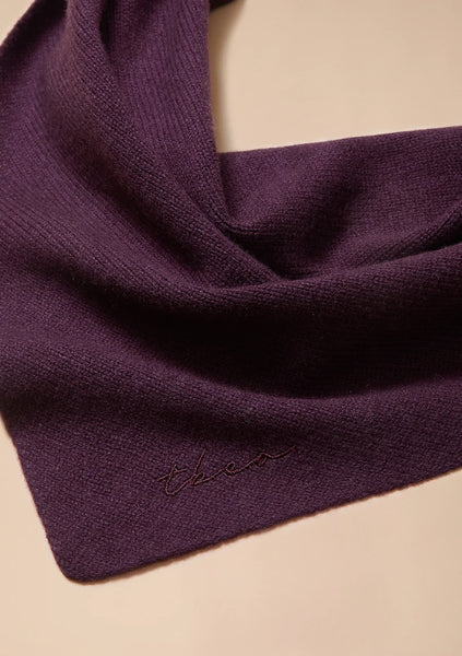 Merino Triangle Scarf - Fig