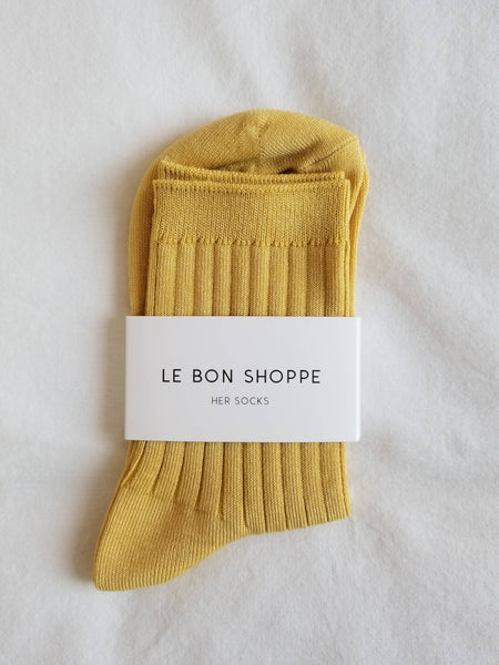 Her Socks - Mercerized Combed Cotton Rib