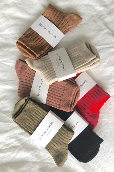 Her Socks - Mercerized Combed Cotton Rib