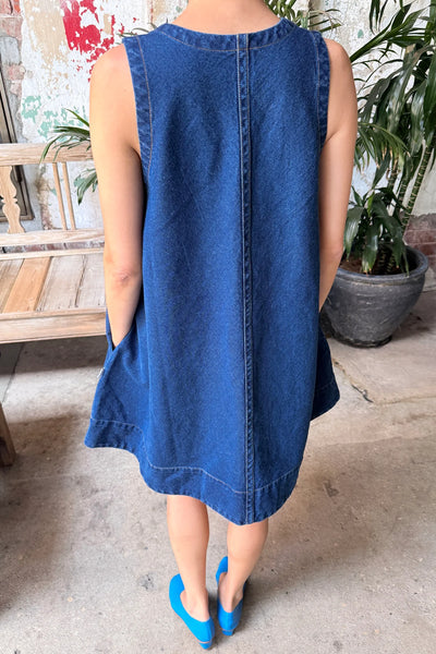 Mable Dress - Denim