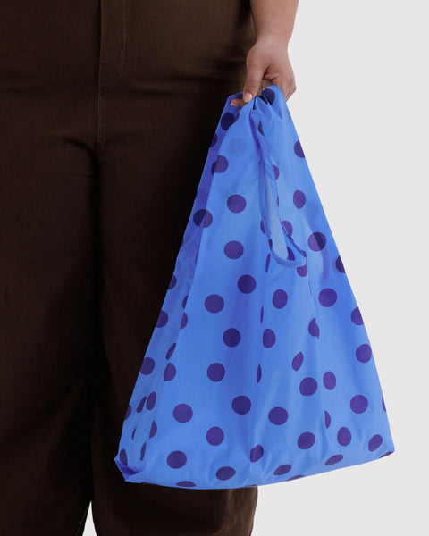 Standard Baggu - Blue Polka Dots