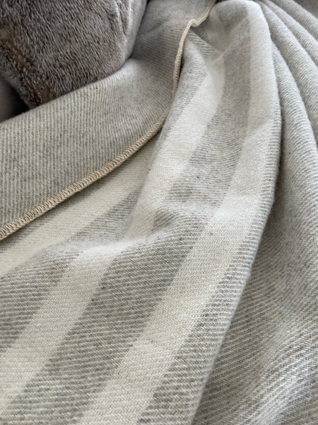 MacAusland’s Natural Tweed Queen Blanket
