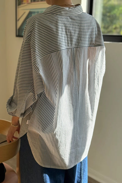 Lightweight Owen Shirt - Denim Stripe