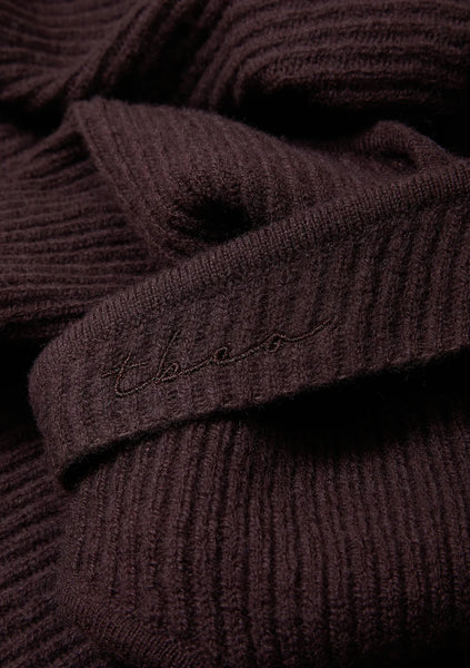 Merino Hood - Brown