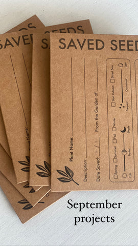 Seed Saver Envelopes