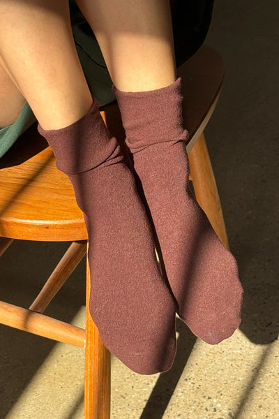 Breezy Socks - Dark Cacoa