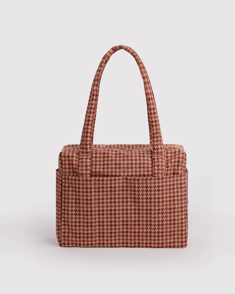 Small Cloud Carry-On in Houndstooth