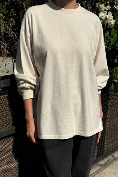 Soft Jersey Supple Tee - Naturel