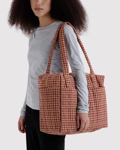 Small Cloud Carry-On in Houndstooth