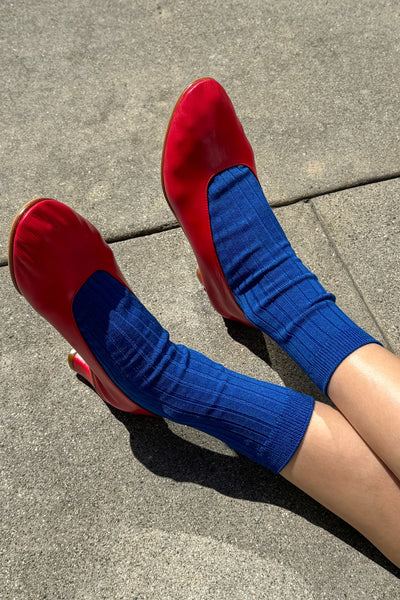 Her Socks - Cobalt