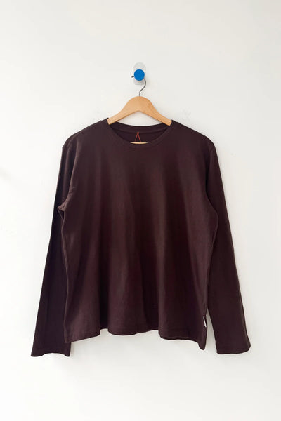 Foundation Long Sleeve Tee - Dark Cacoa