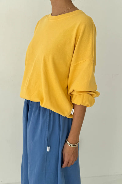 Cali Jersey Sweatshirt - Egg Yolk