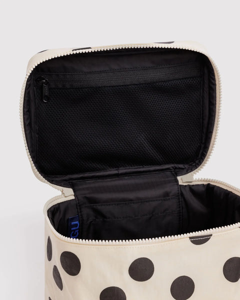 Large Cosmetic Case - Polka Dot