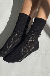 Modal Eyelet Socks