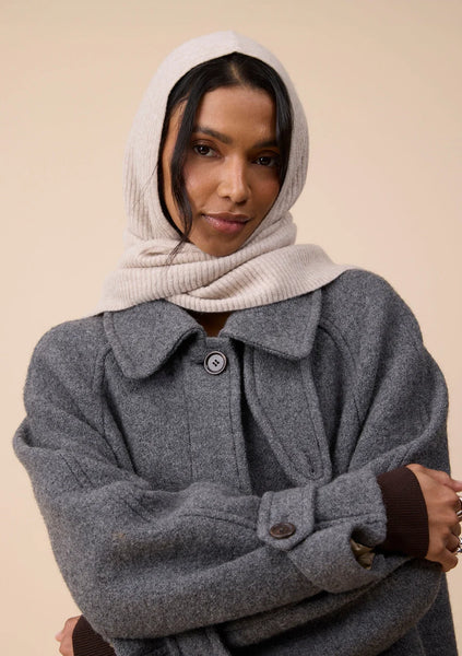 Merino Hood - Oatmeal
