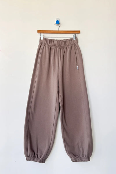 French Terry Balloon Pants - Mushroom