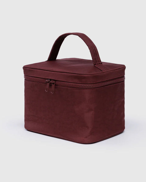 Large Cosmetic Case - Mahogany