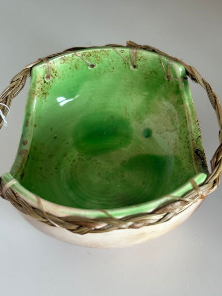French Green Smudge Bowl (Small)