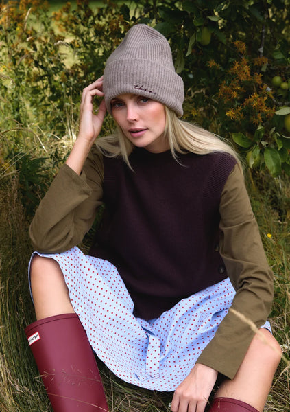 Slouchy Merino Beanie - Oatmeal