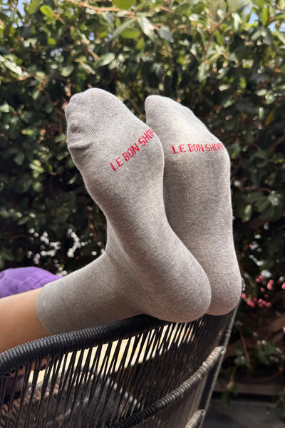 Sneaker Socks - Heather Grey