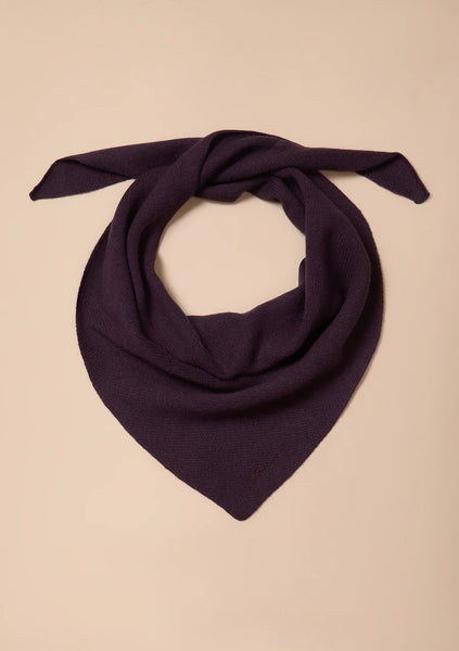Merino Triangle Scarf - Fig