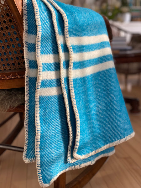 MacAusland's Lap Blanket - Ocean Blue