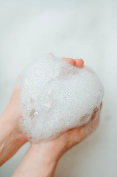 Foaming Coconut Milk Bath | CALABRIA Bergamot + Lavender