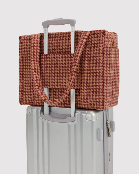 Small Cloud Carry-On in Houndstooth