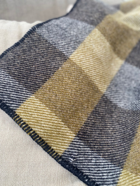 MacAusland's Throw Blanket - Olive and Black