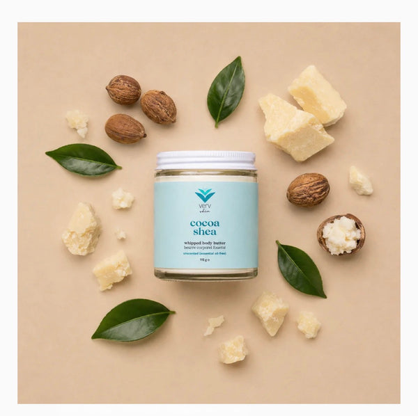 Cocoa Shea (unscented) Whipped Body Butter by VERV Skin