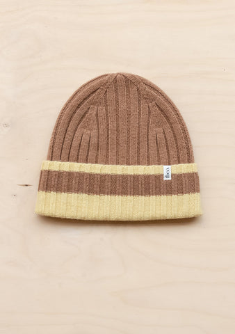 Cashmere Beanie Toque - Camel and Vanilla