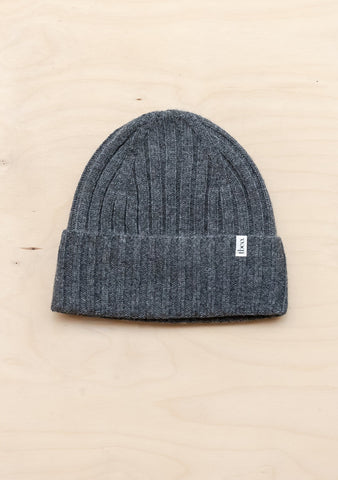 Cashmere Beanie Toque - Charcoal