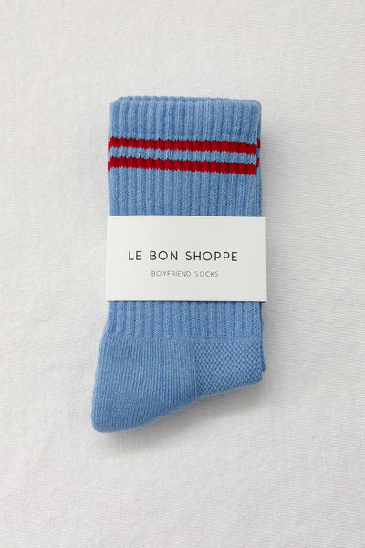 Boyfriend Socks - Ciel Blue