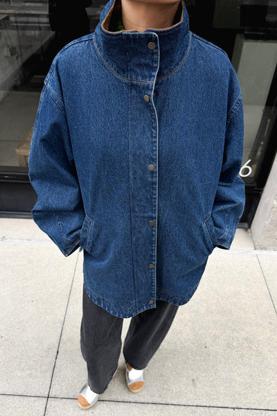 Blair Denim Jacket with Corduroy Collar