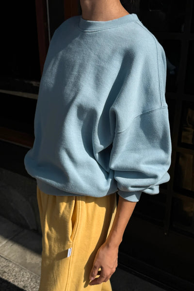 Pre-Order: French Terry Core Sweatshirt - Dream Blue