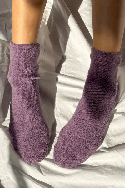 Cloud Socks - Plum