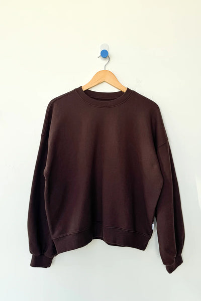 French Terry Core Sweatshirt - Cacoa Bean