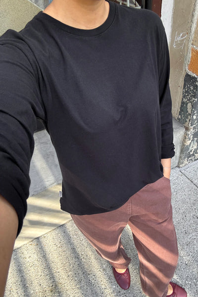 Fundamental Long Sleeve Tee - Black