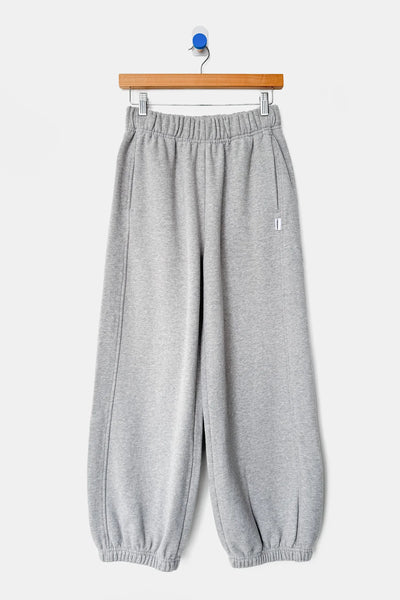Pre-Order: French Terry Balloon Pants - Melange Grey