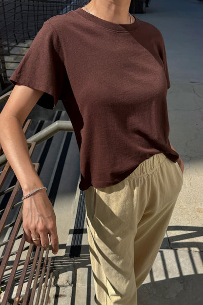 Airy Darling Tee - Dark Cacoa