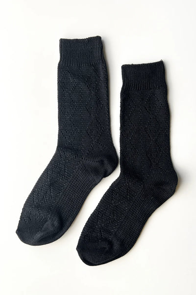 Modal Eyelet Socks